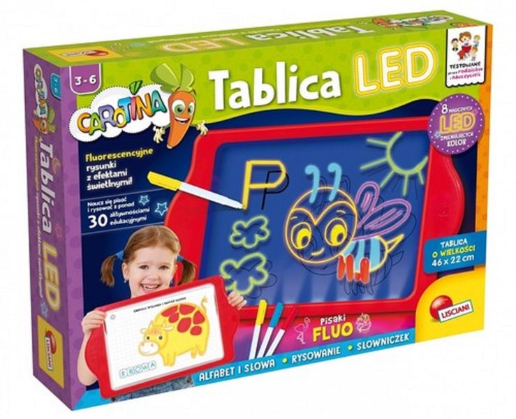 lisciani carotina tablica led 9840 zdjęcie 1