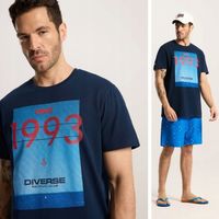 KOSZULKA MĘSKA DIVERSE T-SHIRT PODKOSZULEK BLUZKA SPORTOWA NA CO DZIEŃ