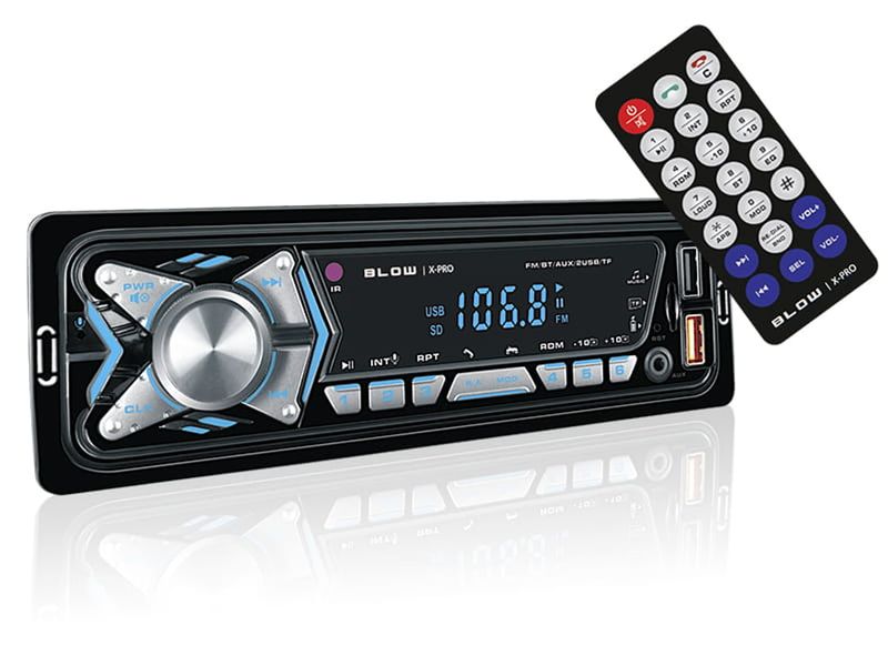 Radio samochodowe Blow X-PRO Bluetooth, MP3, USB, Pilot zdjęcie 1