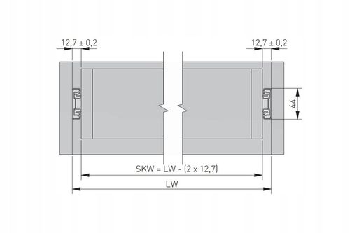 Prowadnica kulkowa GTV push open do szuflad 400 mm pełny wysuw udźwig na Arena.pl