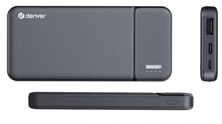 Powerbank 5000 mAh LED Power bank DENVER zdjęcie 3