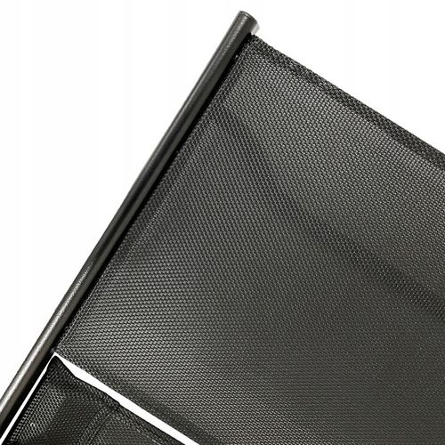 MEBLE NA BALKON TARAS SKŁADANE KOMPLET ZESTAW TASOS 2-OS 60 L CZARNY na Arena.pl