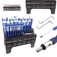 ZESTAW ŚRUBOKRĘTÓW WKRĘTAKÓW BITÓW STOJAK 100-EL