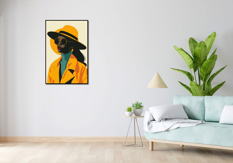 Plakat 61x91,5cm Żółta Stylowość zdjęcie 4