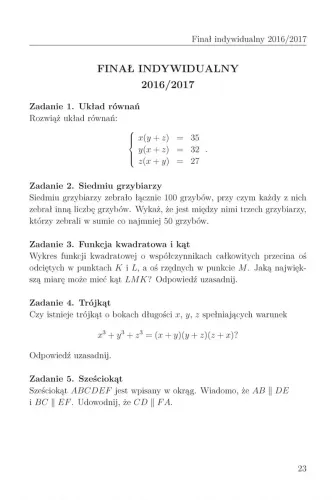 XXV lat konkursu matematycznego im. Stefana Banacha na Arena.pl