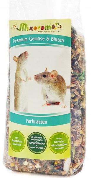 Mixerama | Premium Gemüse & Blüten szczur 500g zdjęcie 1
