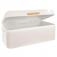 Chlebak metalowy pojemnik na chleb pieczywo WHITELINE 42x24x16.5cm ORION