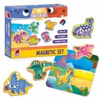 zestaw magnesów edukacyjnych dinozaury roter kafer dla dzieci