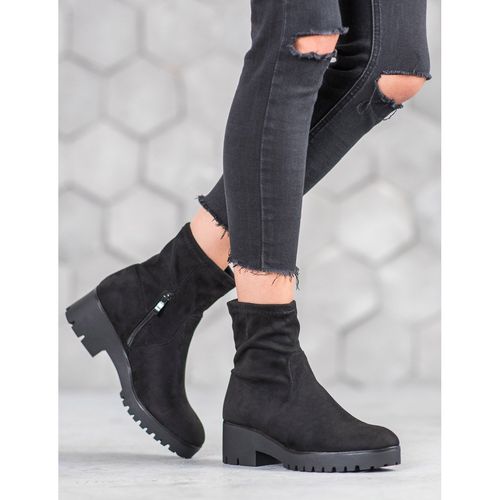 Czarne Botki Na Platformie r.38 na Arena.pl