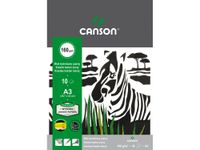 blok techn a3/10k czarny 160g canson a"10 3217