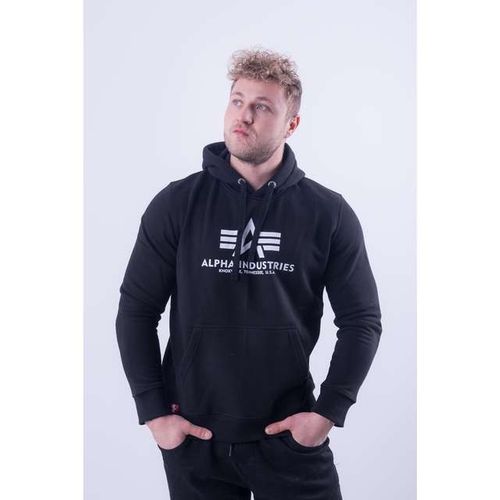 Alpha Industries BASIC HOODY 03 BLACK Rozmiar - M na Arena.pl