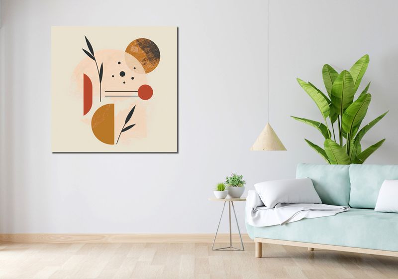 Obraz 100x100cm Przyrost do Tła zdjęcie 2