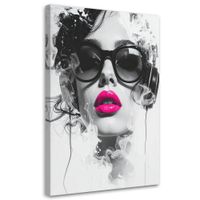 Obraz na płótnie do salonu sypialni, Kobieta Glamour Nowoczesny