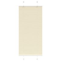 Roleta plisowana kremowa 65x100 cm Szerokość tkaniny 64,4cm