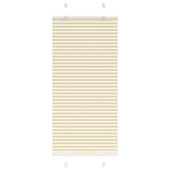 Roleta plisowana kremowa 65x100 cm Szerokość tkaniny 64,4cm