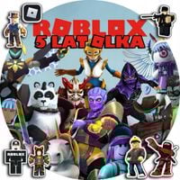 OPŁATEK NA TORT 30CM - ROBLOX DEKORACJA + IMIĘ + GRATIS! 24CM 26CM4