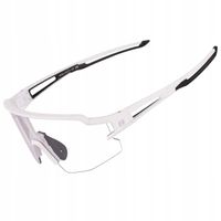 2 x ROCKBROS BIAŁE OKULARY ROWEROWE FOTOCHROMOWE BIAŁE UV400 NM POLIKARBON