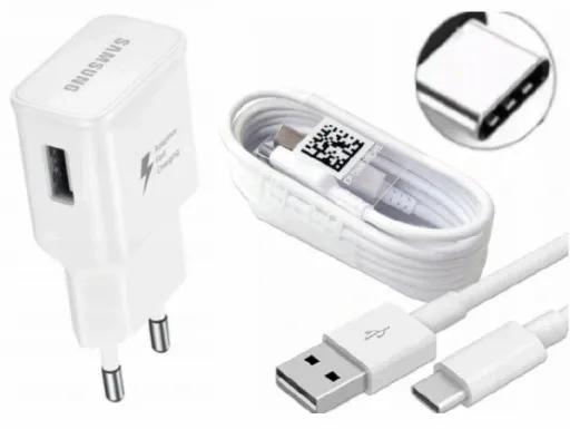 ORYGINALNA ŁADOWARKA SAMSUNG FAST CHARGE EP-TA200W + KABEL C DG970BWE zdjęcie 1
