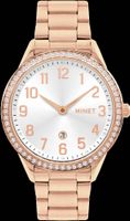 MINET Rose gold damski zegarek AVENUE z cyframi