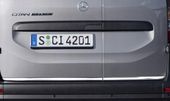 Mercedes CITAN I W415 Listwy CHROM na tylne drzwi