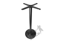 NOGA STOŁU H18 - WYSOKA Z KRZYŻAKIEM MOTYW ROŚLINNY PODSTAWA STÓŁ ŻELIWNA