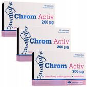 OLIMP CHROM ACTIV 3x60tabl METABOLIZM ODCHUDZANIE PIKOLINIAN CHROMU