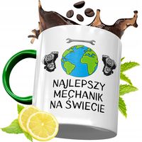 Kubek Zielony Dla Mechanika Na Urodziny Prezent