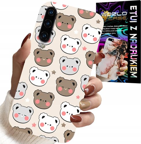 ETUI DO HUAWEI P30 - MIŚ MISIE WZORY DLA NAJMŁODSZYCH + SZKŁO na Arena.pl