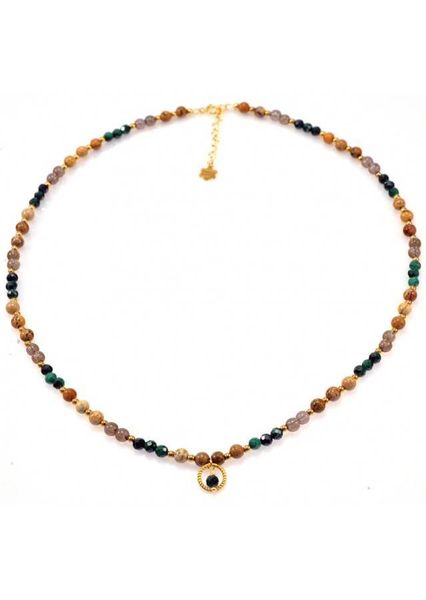 Naszyjnik Malachit 925 zdjęcie 1