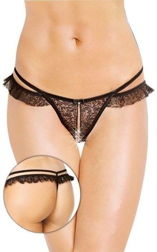 Stringi damskie z rozcięciem SoftLine 2452 M/L na Arena.pl