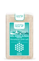 SÓl Himalajska RÓŻowa Drobno Mielona 600 g - Crystalline Planet
