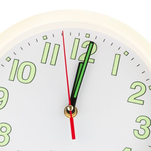 ZEGAR ŚCIENNY FLUORESCENCYJNY ŚWIECĄCY KLASYCZNY na Arena.pl