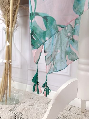 PAREO CHUSTA PLAŻOWA FRĘDZLE TUNIKA MODNE WZORY na Arena.pl