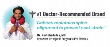 Poduszka na szyję podróżna Evo S3 Cabeau szara na Arena.pl