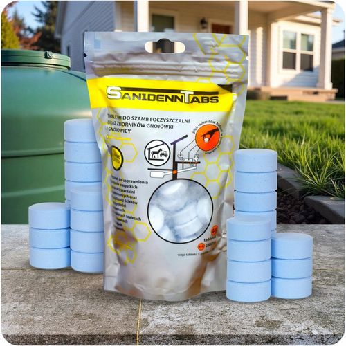TABLETKI DO SZAMBA OCZYSZCZALNI BAKTERIE NA ROK SANIDENN TABS BIO na Arena.pl