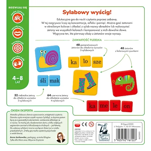 Sylaba do sylaby. Gra edukacyjna zdjęcie 3