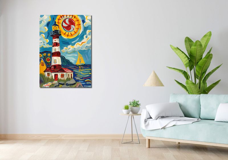 Obraz 70x100cm Żywa Przystań zdjęcie 2