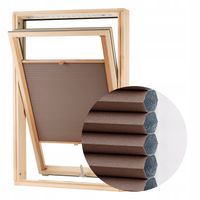 Plisa dachowa zaciemniająca plaster miodu 78x118 do okien FAKRO