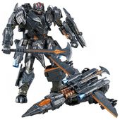 ZABAWKA ODRZUTOWIEC-ROBOT 2w1 19cm Dowódca ciemność