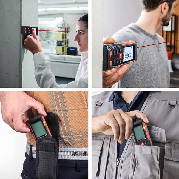 DALMIERZ LASEROWY MIERNIK ODLEGŁOŚCI 50M TACKLIFE HD-50 zdjęcie 2