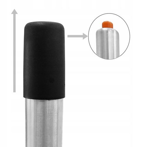 Hoker Barowy Czarny Kuchenny Krzesło Obrotowe Regulowane Ekoskóra TOVI na Arena.pl