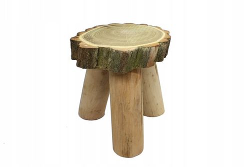 Stołek drewniany MAŁY - PROMOCJA!!! na Arena.pl