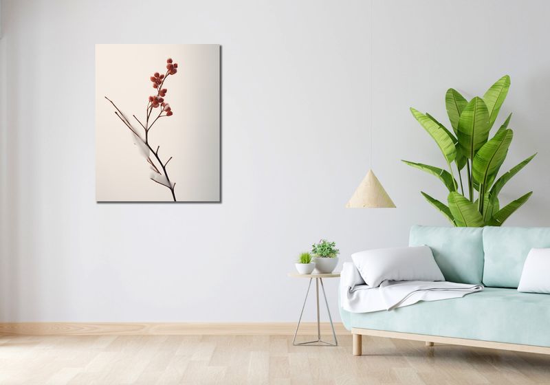Obraz 70x90cm Subtelna Siła Zimy zdjęcie 2