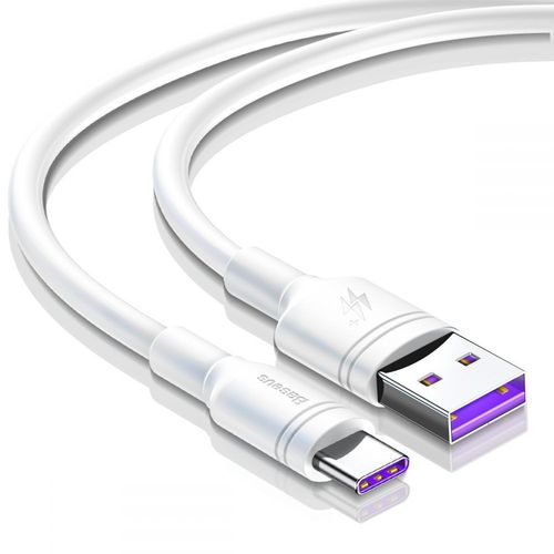 BASEUS DOUBLE RING SC5.0/QC3.0 TYPE-C CABLE 200CM WHITE na Arena.pl