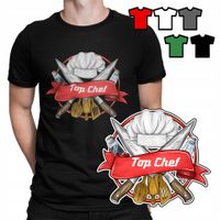 KOSZULKA T-SHIRT MĘSKI WZORY WYBÓR - MASTERCHEF TOP CHEF KUCHARZ - XXL