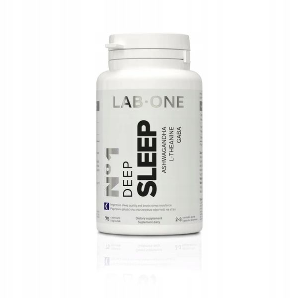 Kapsułki Lab One Deep Sleep 75 kapułek zdjęcie 5
