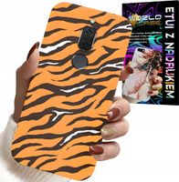 ETUI DO HUAWEI MATE 10 LITE - PLECKI W TYGRYSIE PASKI POKROWIEC +SZKŁO