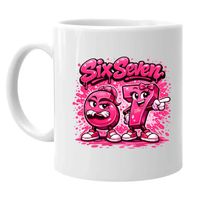 Six seven - 67 - wersja różowa - kubek na prezent