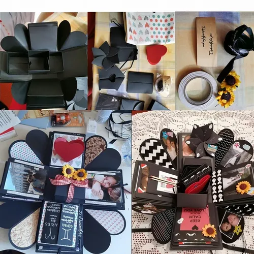 PUDEŁKO 12x12cm + ZDJĘCIA - KREATYWNY ALBUM NA PREZENT na Arena.pl