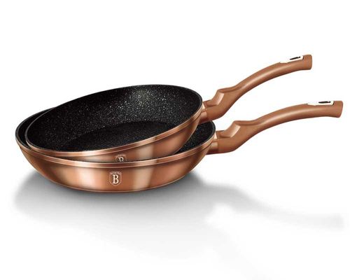 zestaw 2 patelni granitowych berlinger haus rose gold bh-1611 na Arena.pl